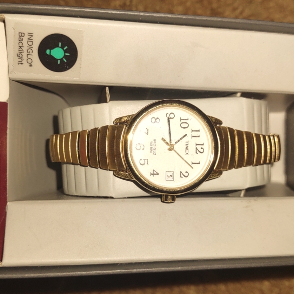 Gold Timex Watch